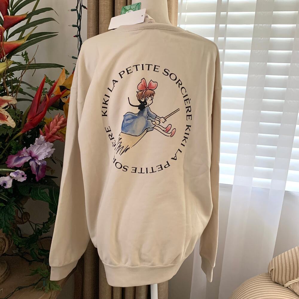 Uniqlo Studio Ghibli Kiki's Delivery Service Sweatshirt in Natural
